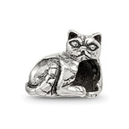 Sterling Silver Reflections Exotic Shorthair Cat Bead