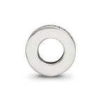 Sterling Silver Reflections Notched Spacer Bead