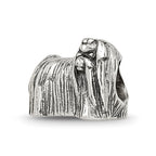 Sterling Silver Reflections Maltese Dog Bead