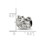 Sterling Silver Reflections Pomeranian Bead