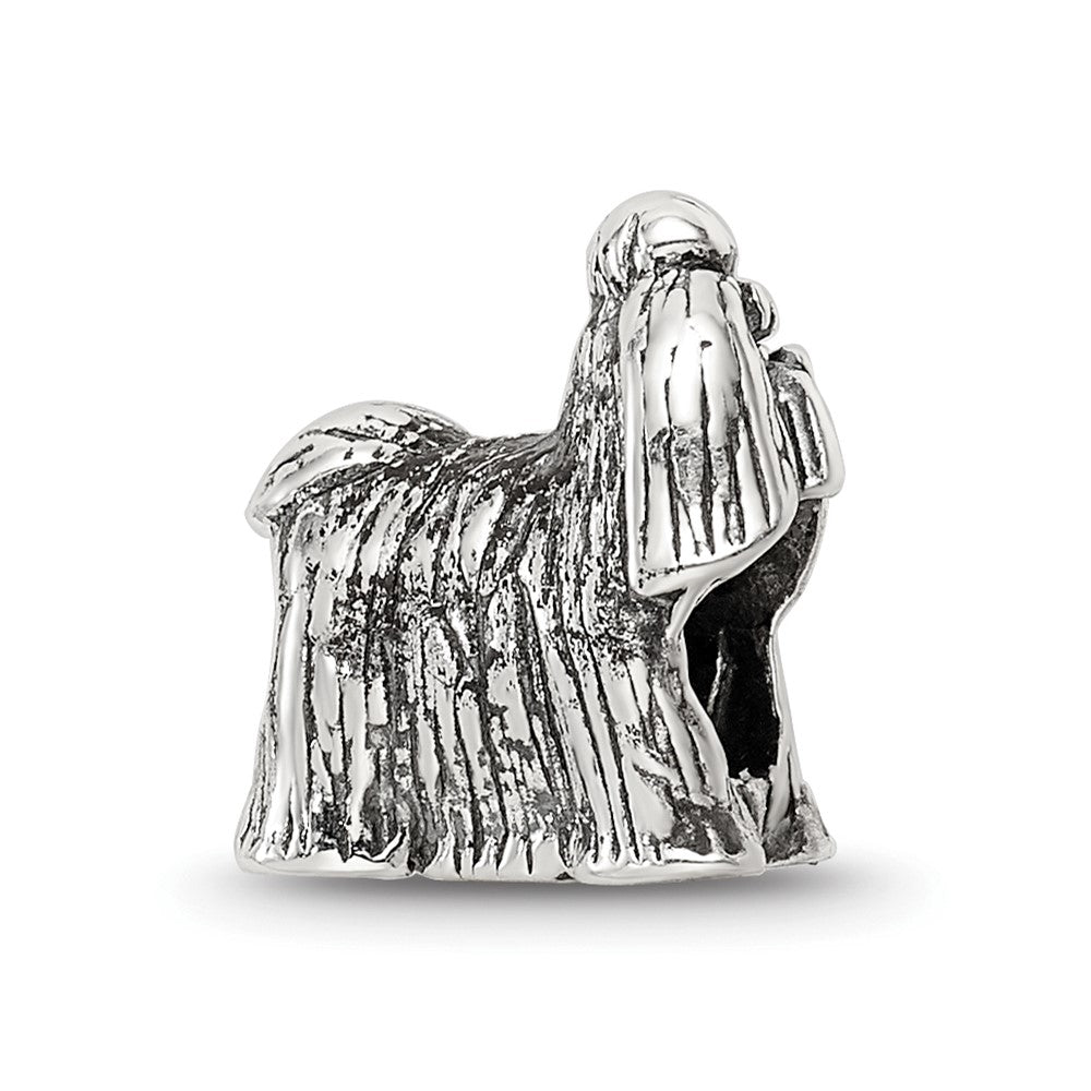 Sterling Silver Reflections Shih Tzu Bead