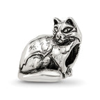 Sterling Silver Reflections Ragdoll Cat Bead