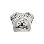 Sterling Silver Reflections Rottweiler Head Bead