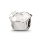 Sterling Silver Reflections Rottweiler Head Bead