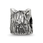 Sterling Silver Reflections Yorkshire Terrier Head Bead