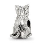 Sterling Silver Reflections Abyssinian Cat Bead