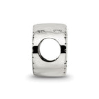 Sterling Silver Reflections 2-sided Vegas Bead