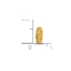 Sterling Silver Gold-plated Reflections Floral Spacer Bead
