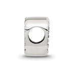 Sterling Silver Reflections Heart Flag Bead