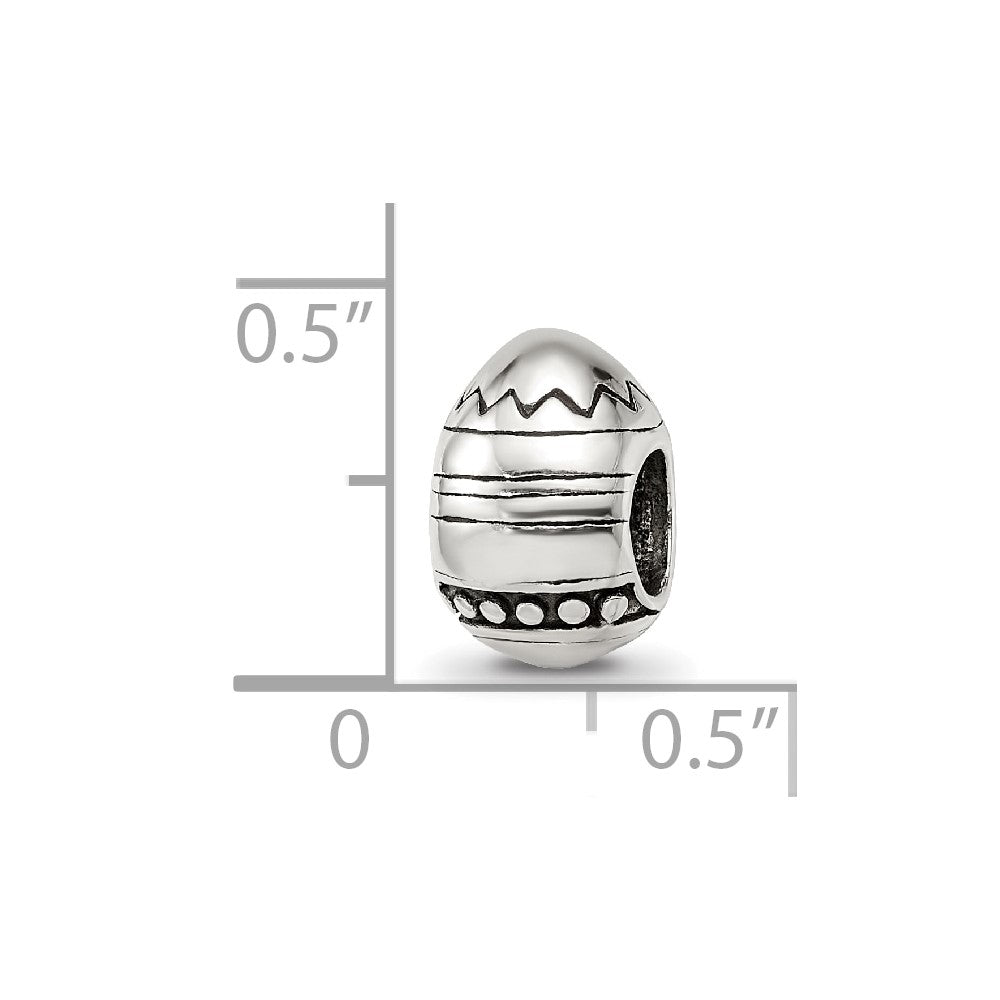 Sterling Silver Reflections Easter Egg Bead