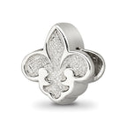 Sterling Silver Reflections Fleur de Lis Bead