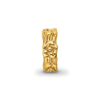 Sterling Silver Gold-plated Reflections Floral Spacer Bead