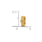 Sterling Silver Gold-plated Reflections Floral Spacer Bead