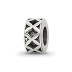 Sterling Silver Reflections X Spacer Bead