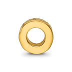Sterling Silver Gold-plated Reflections X Spacer Bead