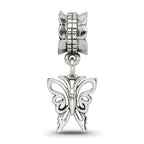 Sterling Silver Reflections Butterfly Dangle Bead