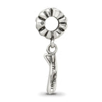 Sterling Silver Reflections Airplane Dangle Bead