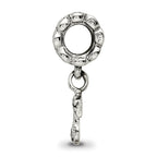 Sterling Silver Reflections Letter C Dangle Bead