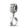 Sterling Silver Reflections Letter D Dangle Bead