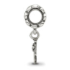 Sterling Silver Reflections Letter L Dangle Bead