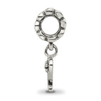 Sterling Silver Reflections Letter P Dangle Bead