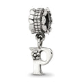 Sterling Silver Reflections Letter P Dangle Bead