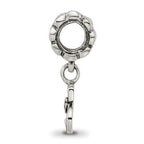 Sterling Silver Reflections Letter S Dangle Bead