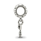 Sterling Silver Reflections Letter T Dangle Bead