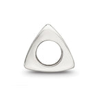 Sterling Silver Reflections Number 8 Triangle Block Bead