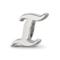 Sterling Silver Reflections Letter I Script Bead