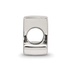 Sterling Silver Reflections Letter M Script Bead