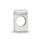 Sterling Silver Reflections Letter N Script Bead