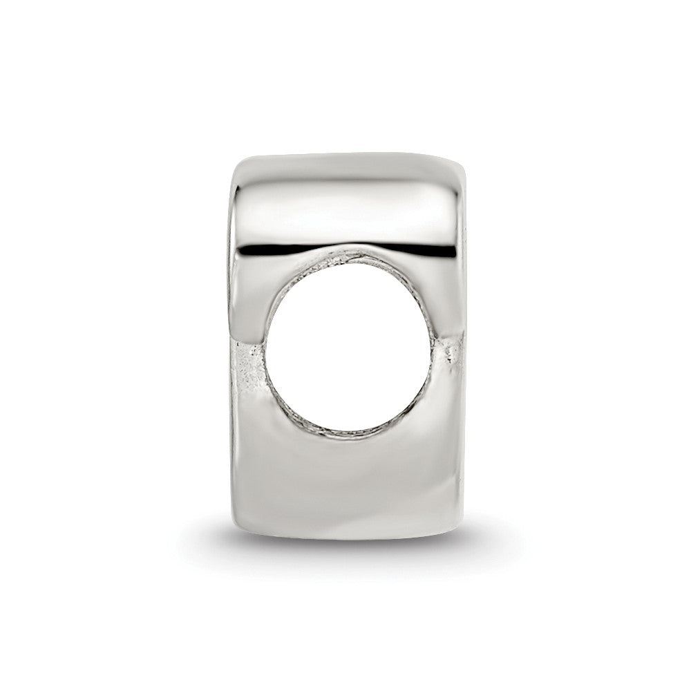 Sterling Silver Reflections Letter P Script Bead