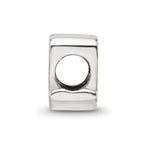 Sterling Silver Reflections Letter Q Script Bead