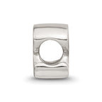 Sterling Silver Reflections Letter R Script Bead
