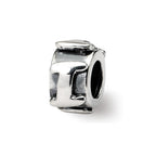 Sterling Silver Reflections Letter I Message Bead