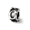 Sterling Silver Reflections Letter Q Message Bead