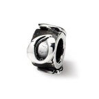 Sterling Silver Reflections Letter Q Message Bead