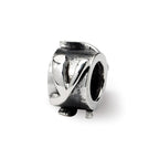 Sterling Silver Reflections Letter Y Message Bead