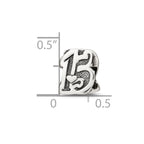 Sterling silver Reflections Sweet 15 Bead