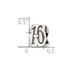 Sterling silver Reflections Sweet 16 Bead