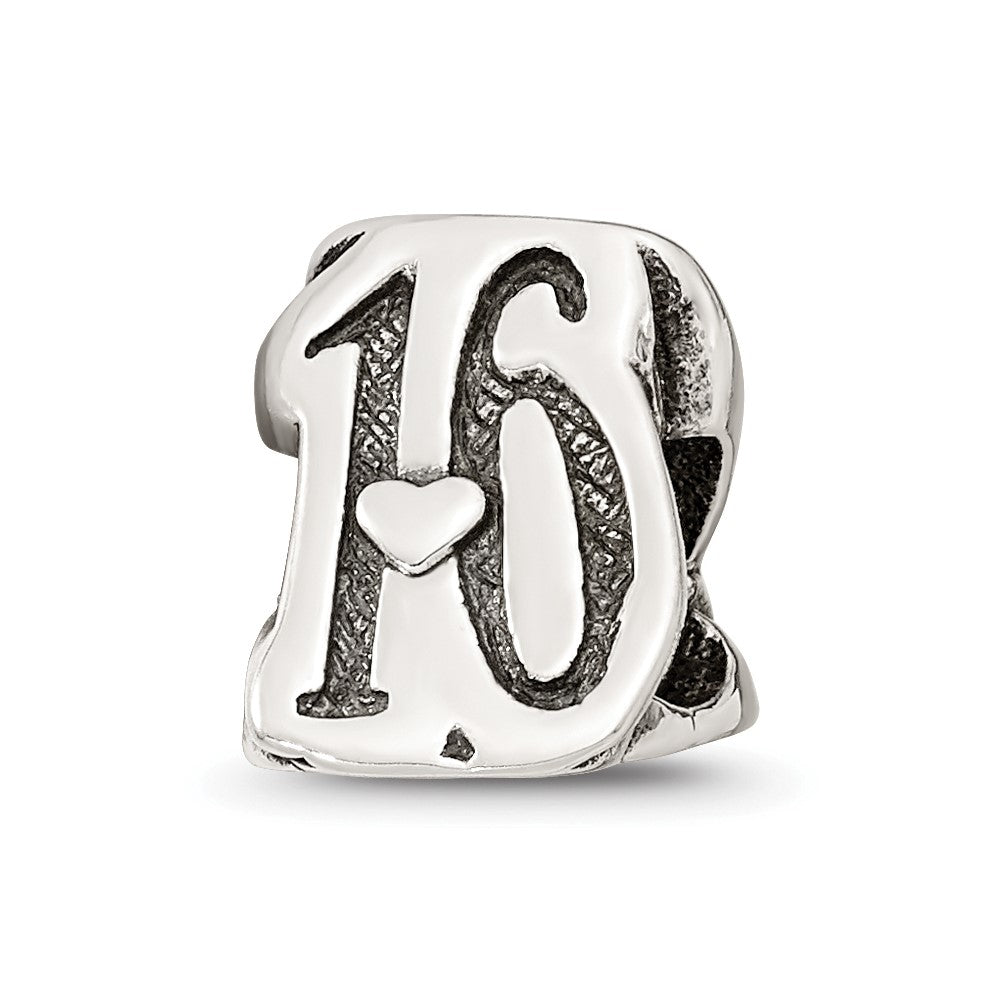 Sterling silver Reflections Sweet 16 Bead