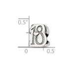 Sterling silver Reflections Sweet 18 Bead