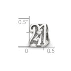 Sterling silver Reflections Sweet 21 Bead