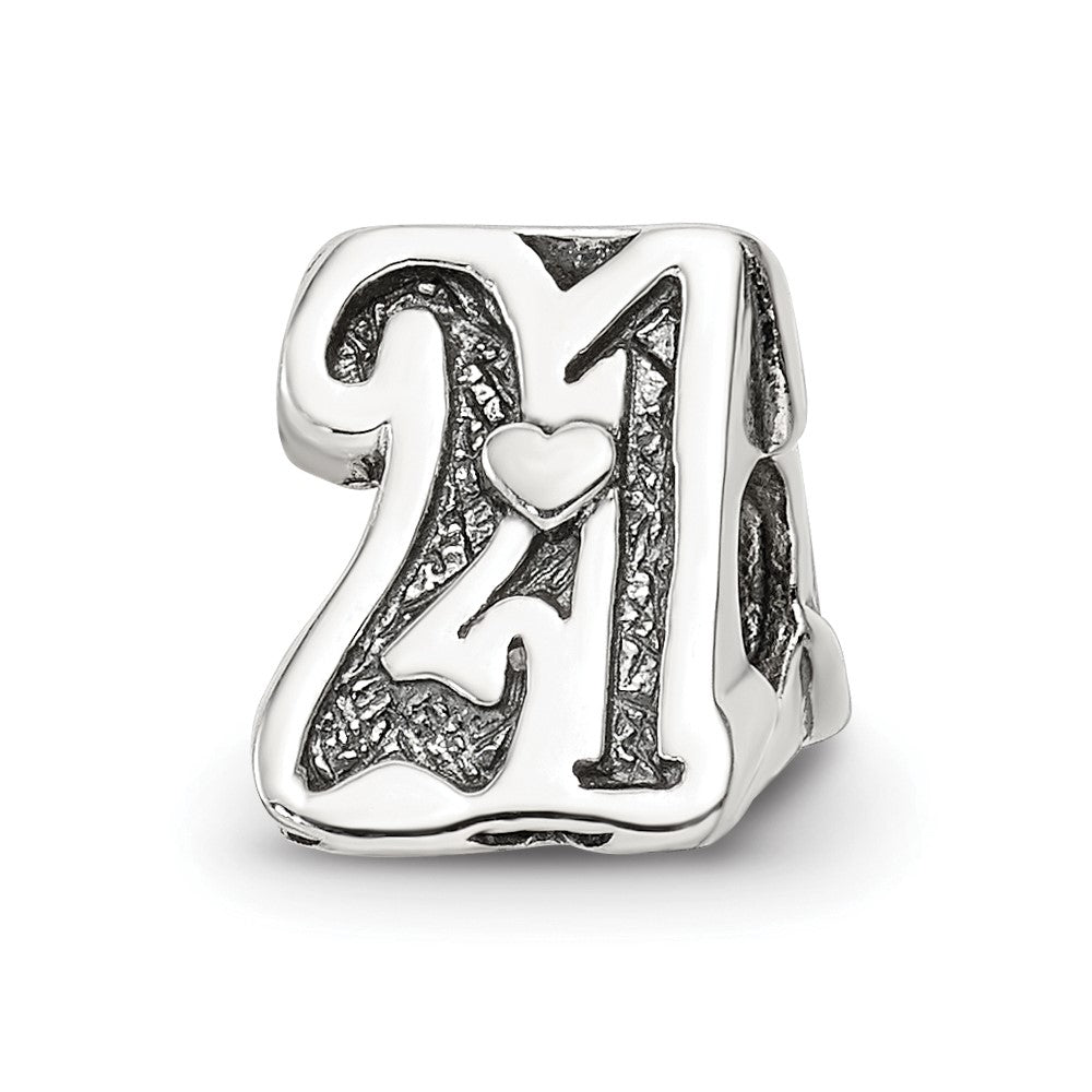 Sterling silver Reflections Sweet 21 Bead
