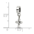 Sterling Silver Reflections Cross Dangle Bead