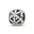 Sterling Silver Reflections Floral Cut Out Bali Bead