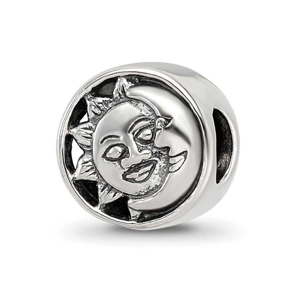Sterling Silver Reflections Sun/Moon Bead