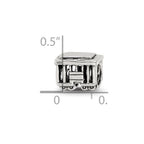Sterling Silver Reflections Streetcar Bead