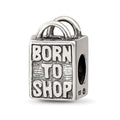 Sterling Silver Reflections Born to Shop Bead